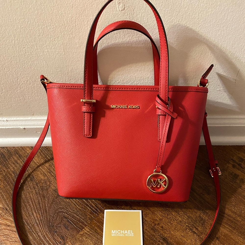 Michael Kors Jet Set Travel Extra Small Top Zip Tote Bag